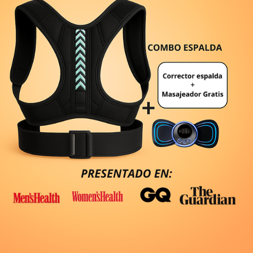 Corrector de postura completa + masajeador (GRATIS)